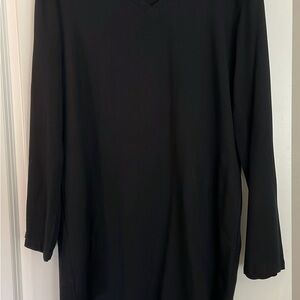 Cloth & Stone Black Midi Dress size Medium